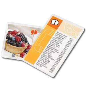  Laminating Pouches   3 Mil Extra Small Menu Size (11.25 x 
