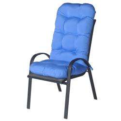 Haylee Outdoor Tufted High back Arm Chair 48 inch Polyester Cushion 