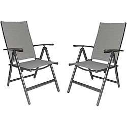 Deluxe Reclining High Back Patio Chairs (Set of 2)  