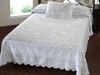 Bates Tuscany Matelasse Woven Bedspread New QUEEN  