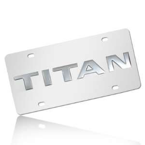  Nissan Titan Chrome Steel License Plate Automotive
