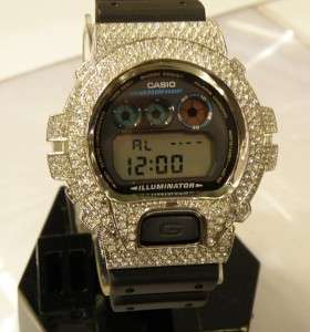 Casio G shock G lide diamond Swarovsky 300 stones watch DW 6900/WHITE 