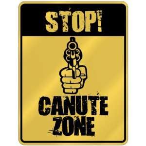 New  Stop  Canute Zone  Parking Sign Name 