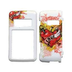   Snap on Protector Faceplate Cover Housing Hard Case   Love Tattoo