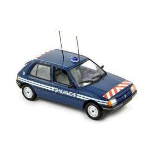  Norev 1/43 1988 Peugeot 205 Gendarmerie Police Car Toys 