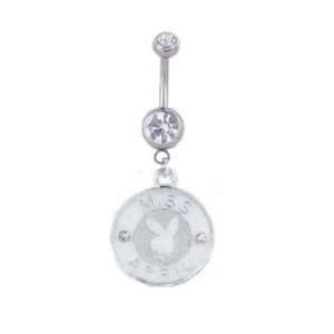  Miss April Bunny Belly Ring Playboy Jewelry