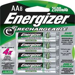 Energizer Rechargeable AA NiMH Batteries (Pack of 8)  