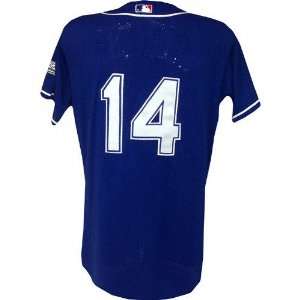  Los Angeles Dodgers   Size 44   #14 Game Used Batting 