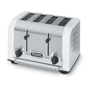  Viking 4 slice Professional Toaster, White Kitchen 