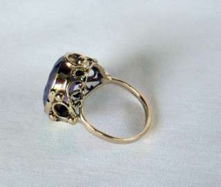   fine Etruscan Revival ornate mounting. THIS IS ONE IMPRESSIVE RING