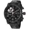 Graham Mens Silverstone Black Dial Black Leather Strap Watch