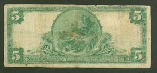 1902 $5 PB Note New Orleans National has some pinholes **  