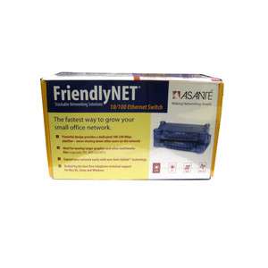 ASANTE FriendlyNet 5 Port 10/100 Ethernet Switch  
