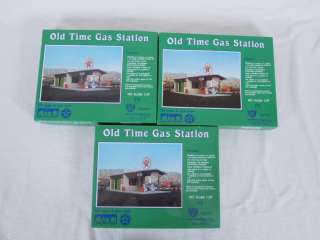 IHC 712 HO Lot of 3 Old Time Gas Station Building Kits  