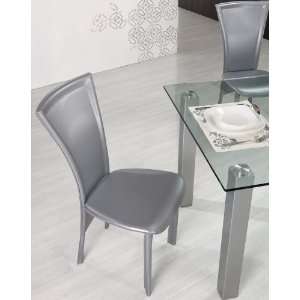  Zuo Modern Balcony Dining Chair Silver   107602 