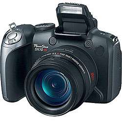 Canon PowerShot SX10 10MP Black Digital Camera (Refurbished 