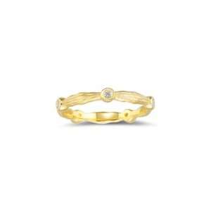  0.06 Ct Diamond Ring in 14K Yellow Gold 9.0 Jewelry
