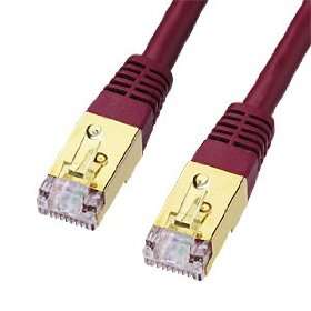KEYDEX CAT7 SSTP Patch LAN Cable 75 75ft 75 ft Red 816742010326 