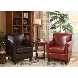 Bonded Leather Club Chair  