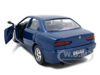 ALFA ROMEO 156 BLUE 124 DIECAST MODEL CAR  