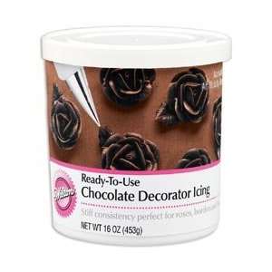 Wilton Ready To Use Decorator Icing Chocolate 16 Ounces W119; 3 Items 
