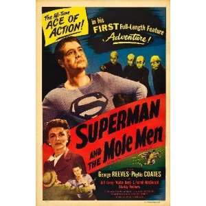  Superman Mole Men Movie Poster 2ftx3ft