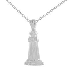 Sterling Silver Lighthouse Necklace  