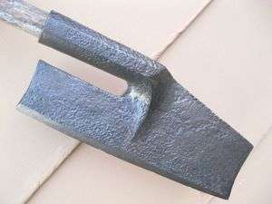 ANTIQUE 1800s AXE FORGED GOOSEWING BROAD HEWING TOOL MUSEUM PIECE 