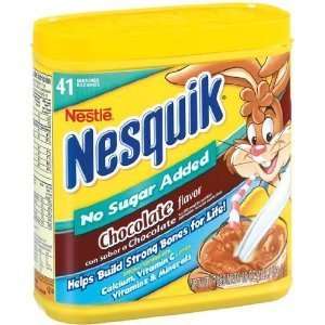 Nestle Nesquick No Sugar Added Chocolate Grocery & Gourmet Food