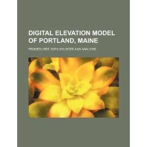 Digital elevation model of Portland, Maine procedures, data sources 