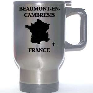  France   BEAUMONT EN CAMBRESIS Stainless Steel Mug 