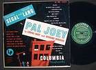 PAL JOEY Vivienne Segal 1952 COLUMBIA Green Label LP