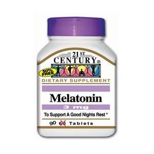  Melatonin 3 mg   90 tabs,(21st Century) Health & Personal 