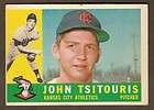 1960 Topps Baseball #497 John Tsitouris Athletics VG/EX