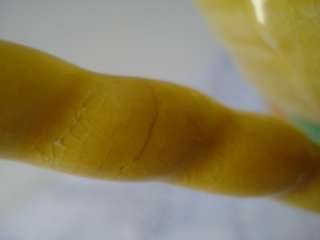CarltonWare Yellow Basketweave Fruit Motif Pitcher  