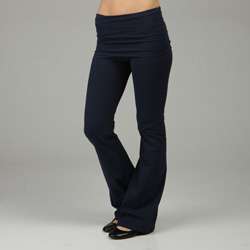 Le Donne Womens Fold over Yoga Pants  