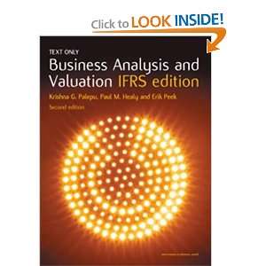 Business Analysis & Valuation (9781408021163) Krishna G 