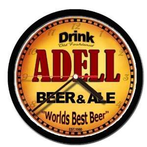  ADELL beer and ale wall clock 