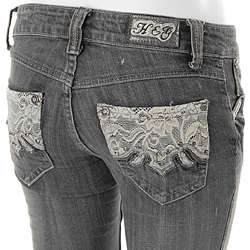 Hot and the Gang Embellished Pocket Jeans  