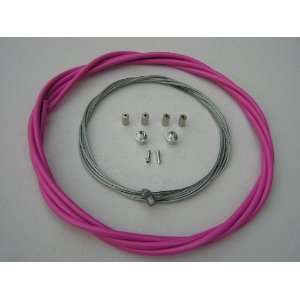  Complete BMX Bicycle Brake Cable Kit   PINK Sports 