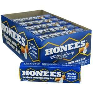  Honees   Milk & Honey Filled Drops   9 Lozenges Health 