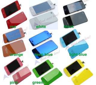 New Full Set Touch Screen LCD+Back Housing Cover+Home Button For 