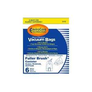  Tacony Paper Bag, Fb Canister W/1Filter Env 6 Pk