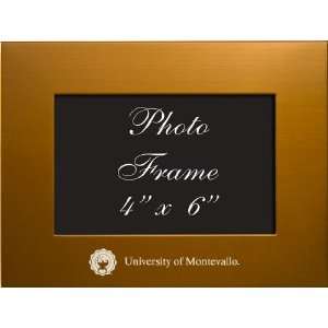  University of Montevallo   4x6 Brushed Metal Picture Frame 