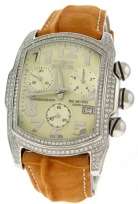 Invicta Swiss Chronograph 4.4ct. Diamond Pave Lupah Mens Watch.