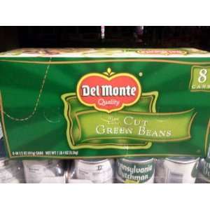  Del Monte Cut Green Beans Pack of 8 
