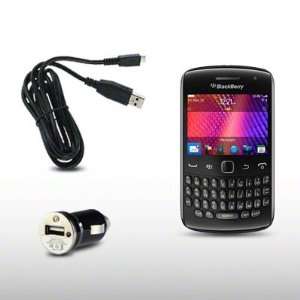  BLACKBERRY CURVE 9360 USB MINI CAR CHARGER WITH MICRO USB 