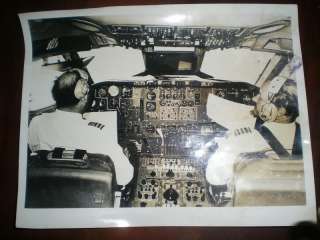 The cockpit of a VC10 fitted with the Marconi Doppler Navigator 