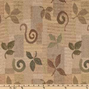  Floral Jacquard Sandstone Fabric By The Yard Arts, Crafts & Sewing