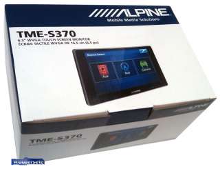 TME S370 Alpine 6.5 Touchscreen TV Monitor W/ Speaker  